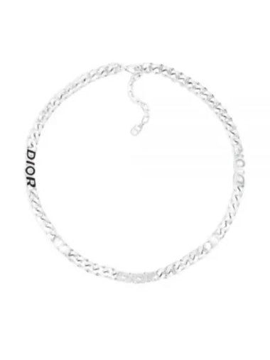 N2805HOMMT 004 Italic Chain Link Necklace - DIOR - BALAAN 1