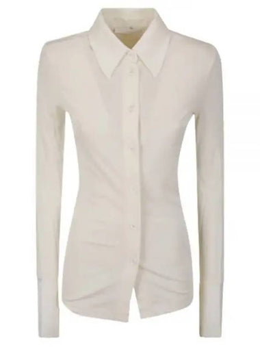 Slim Fit Jersey Shirt White - HELMUT LANG - BALAAN 1