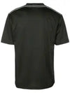 Men's Micrographic Print Short Sleeve T-Shirt Black - STONE ISLAND - BALAAN 6