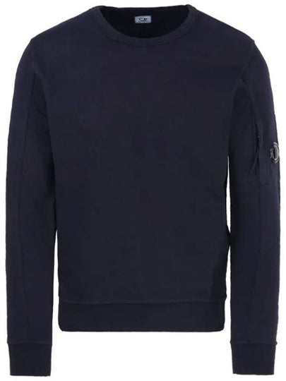 Men's Light Fleece Lens Wappen Sweatshirt Navy - CP COMPANY - BALAAN 2