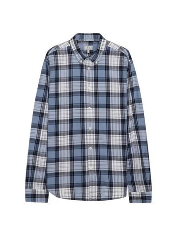 LIN MADRAS SHIRT CFWOSI0100MRUT3344 3087 Poplin Madras Shirt - WOOLRICH - BALAAN 1