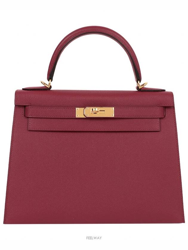 Celie Kelly 28 Rouge Grena Gold 73726 - HERMES - BALAAN 2