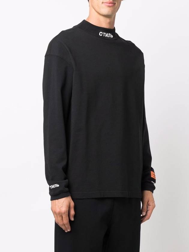 CTNMB Logo Turtleneck T-Shirt - HERON PRESTON - BALAAN 3