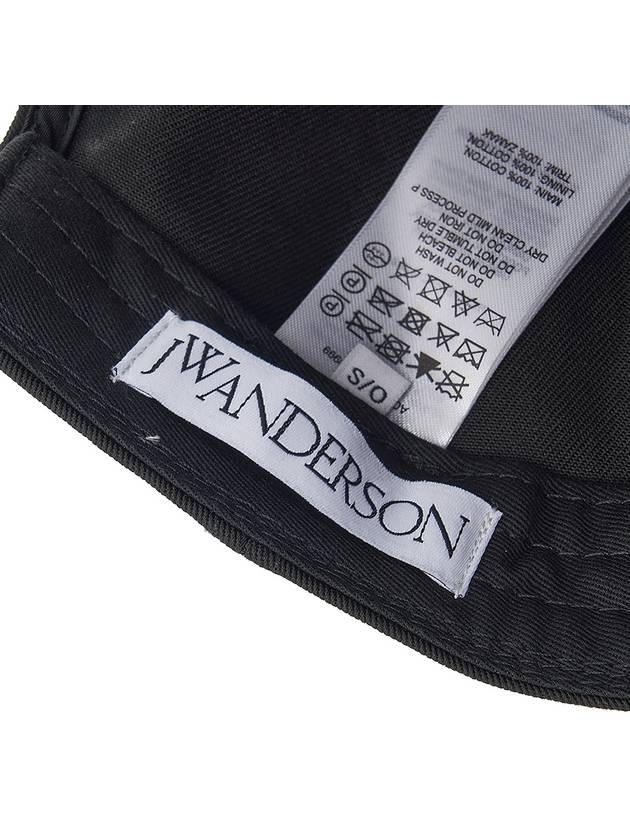 Logo Cotton Canvas Ball Cap Black - JW ANDERSON - BALAAN 11