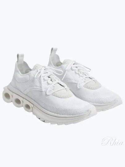 Nima Running Low-Top Sneakers Optic White - SALVATORE FERRAGAMO - BALAAN 2