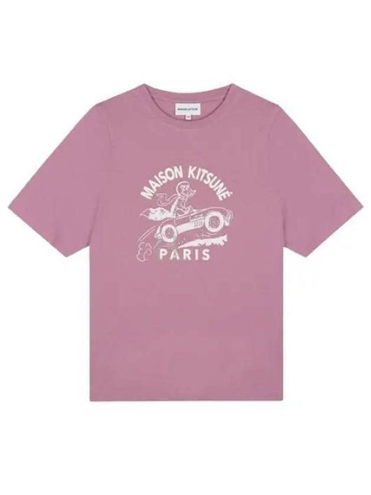 Racing Fox Comfort Short Sleeve T-Shirt Red - MAISON KITSUNE - BALAAN 2