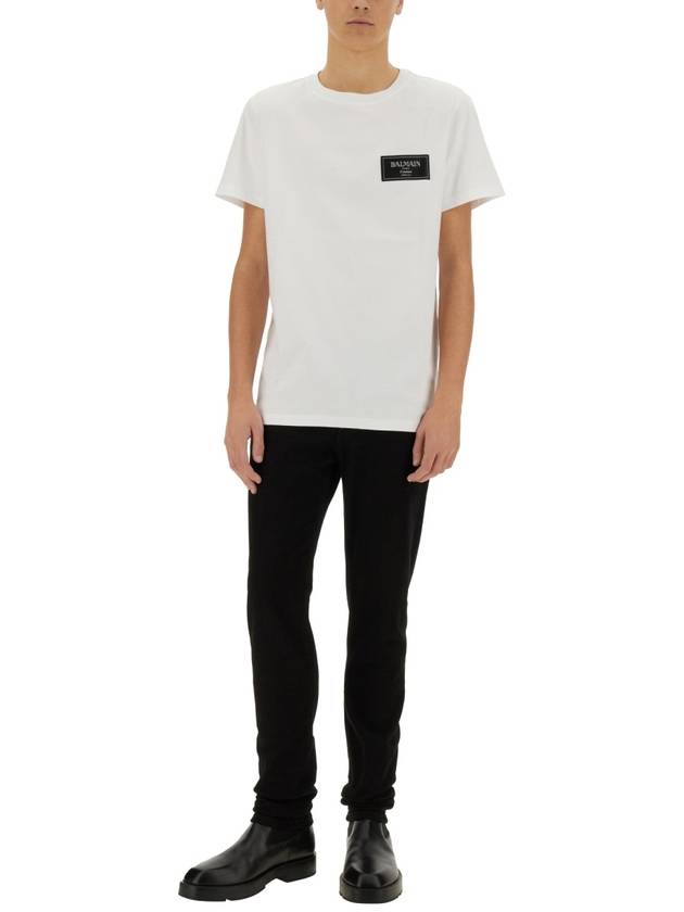 T-SHIRT WITH LOGO - BALMAIN - BALAAN 4