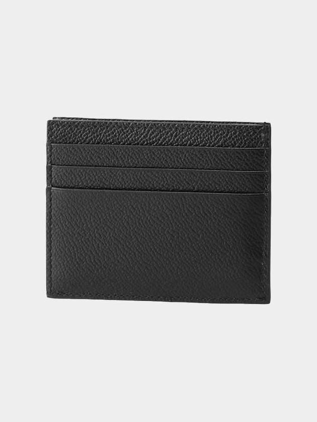 Triangle Logo Card Wallet Black - PRADA - BALAAN 3