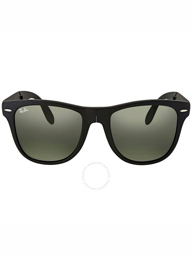 Ray Ban Wayfarer Folding Classic Green Classic G-15 Unisex Sunglasses RB4105 601S 54 - RAY-BAN - BALAAN 1