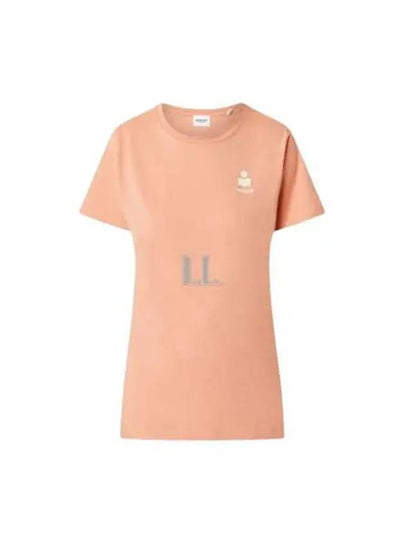 Aby Logo Short Sleeve T-Shirt Papaya Orange - ISABEL MARANT - BALAAN 2