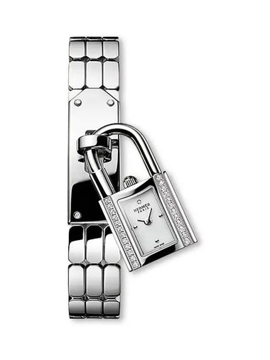 Bezel Diamond Kelly Mini Watch 16MM W056306WW - HERMES - BALAAN 1