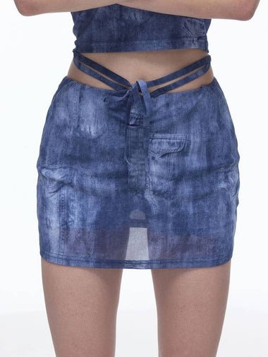 Denim Mesh Mini SK BL - DILETTANTISME - BALAAN 1