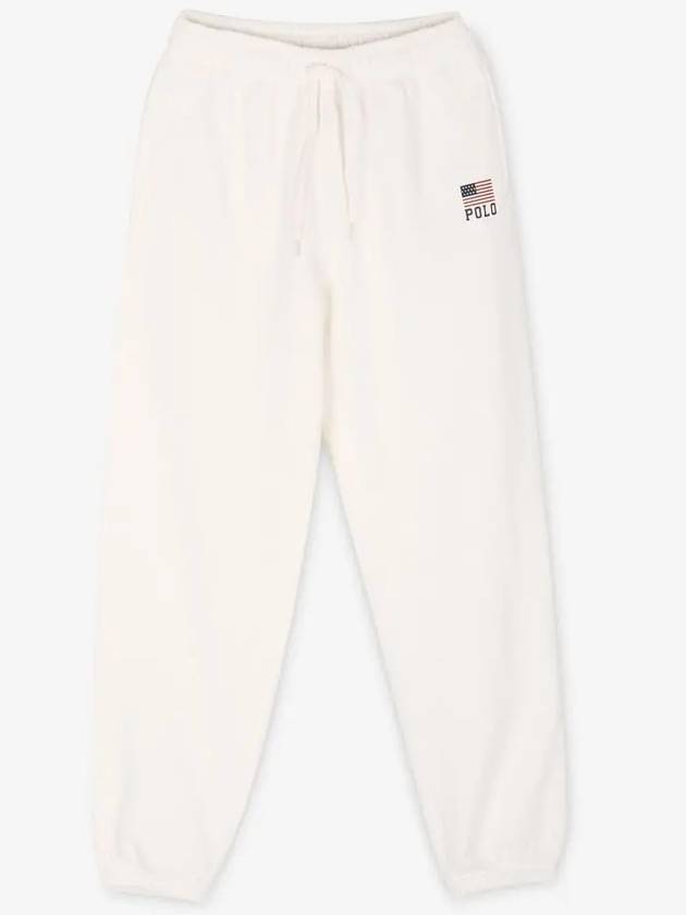 Women's Logo Track Pants White - POLO RALPH LAUREN - BALAAN 3