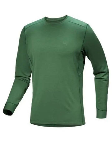 Raw Merino Wool Crew Neck Long Sleeve T-Shirt Eden - ARC'TERYX - BALAAN 1