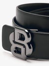 B Icon Leather Belt Black - HUGO BOSS - BALAAN 3