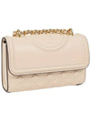 Flaming Convertible Chain Shoulder Bag Ivory - TORY BURCH - BALAAN 4