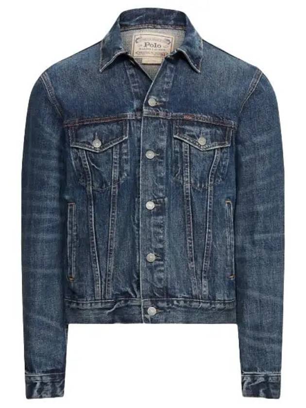 Icon Tracker Denim Jacket Blue - POLO RALPH LAUREN - BALAAN 2