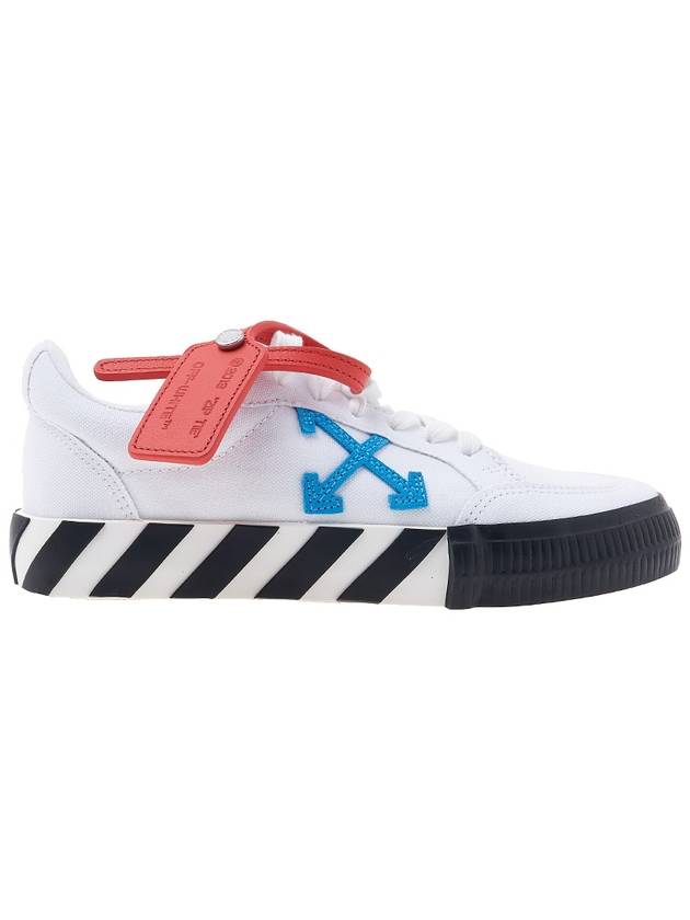 Vulcanized Low Top Sneakers White Blue - OFF WHITE - BALAAN 3