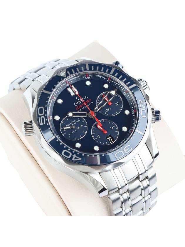 212 30 44 50 03 001 Seamaster 300 Diver Chronograph Blue Plate Men s Watch Invoice 34154 - OMEGA - BALAAN 2