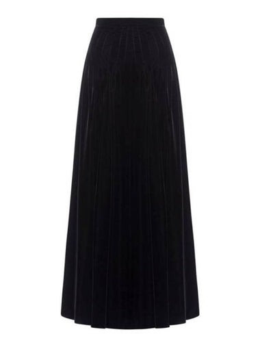 Christian Midi Skirt 411J22A51329000 BLACK - DIOR - BALAAN 1