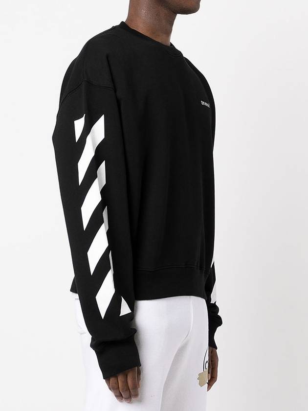 Logo Printing Sweatshirt Sweatshirt Black - OFF WHITE - BALAAN 4