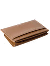 Dot Saddle Slim Mini Transportation Card Wallet Cognac Wood - LE MASQUE - BALAAN 6