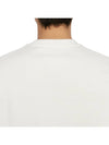 Logo Print Cotton Long Sleeve T-Shirt White - JIL SANDER - BALAAN 8