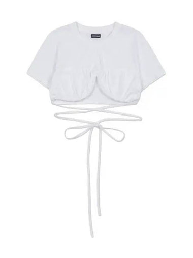 Jacquemus Le Vachy Short Sleeve T Shirt White - JACQUEMUS - BALAAN 1