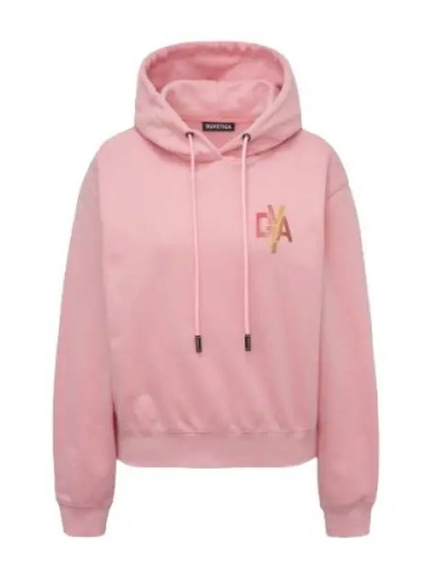 Centuripe Light Coral Hooded Sweatshirt Hoodie - DUVETICA - BALAAN 1