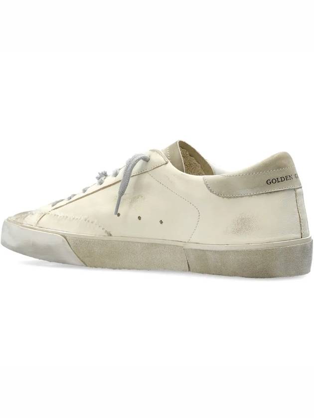 Super Star Leather Suede Low Top Sneakers White - GOLDEN GOOSE - BALAAN 4