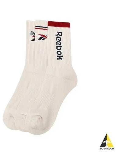 Vector Crew Socks 3 Pack Ivory - REEBOK - BALAAN 1