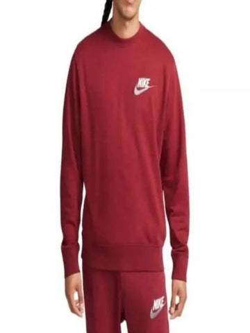 Hooded Sweatshirt FB7684 677 Red - NIKE - BALAAN 1