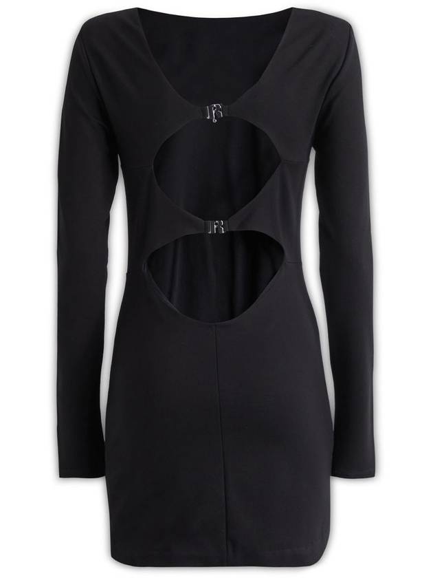 Rotate Birger Christensen Black Viscose Blend Dress - ROTATE - BALAAN 2