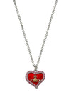 Petra Heart Logo Necklace Red - VIVIENNE WESTWOOD - BALAAN 1