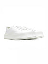 Recycled Canvas Platform Low Top Sneakers White - JIL SANDER - BALAAN 3