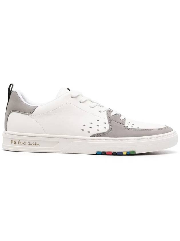 Leather Low Top Sneakers White - PAUL SMITH - BALAAN 3