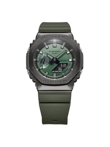 G-Yal Oak Octagonal Metal Analog Watch Khaki Green - G-SHOCK - BALAAN 1