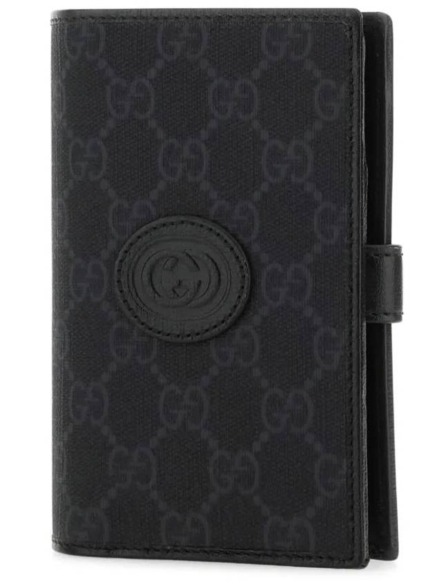 Gucci Interlocking G Passport Wallet Black - GUCCI - BALAAN 3