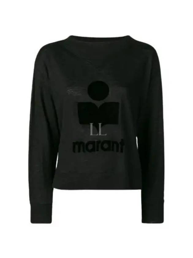 Kilsen Logo Print Sweatshirt Black - ISABEL MARANT - BALAAN 2