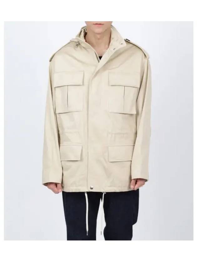 Pocket Patch Jacket Beige - AMI - BALAAN 2