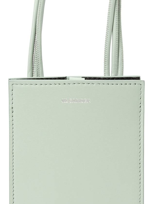 Tangle Phone Holder Leather Cross Bag Green - JIL SANDER - BALAAN 9