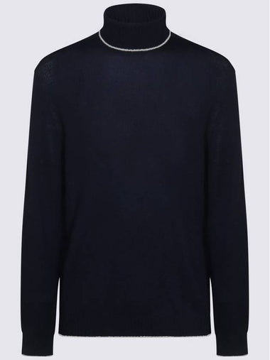 Eleventy Navy Wool Knitwear - ELEVENTY MILANO - BALAAN 1