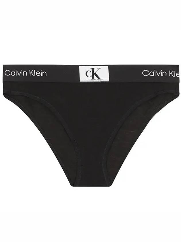 Women's Modern Logo Panties Black - CALVIN KLEIN - BALAAN 3