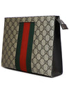 Gucci 475316 GG Supreme Canvas Web Clutch - GUCCI - BALAAN 3