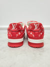 Red Monogram Velvet Trainer Sneakers 6 - LOUIS VUITTON - BALAAN 6