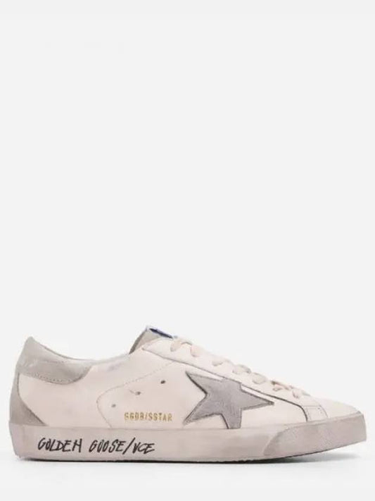 Super Star Suede Leather Low Top Sneaker White - GOLDEN GOOSE - BALAAN 2