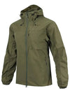 Women's High Coast Wind Jacket Green - FJALL RAVEN - BALAAN 3