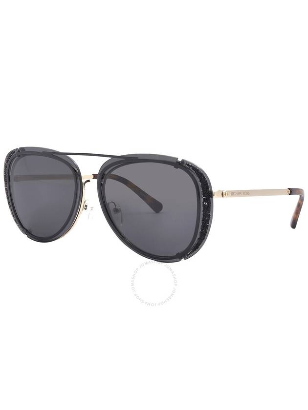 Michael Kors Sicily Dark Grey Pilot Ladies Sunglasses MK1069 10141W 56 - MICHAEL KORS - BALAAN 3