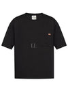 Logo Patch Short Sleeve T-Shirt Black - ACNE STUDIOS - BALAAN 2