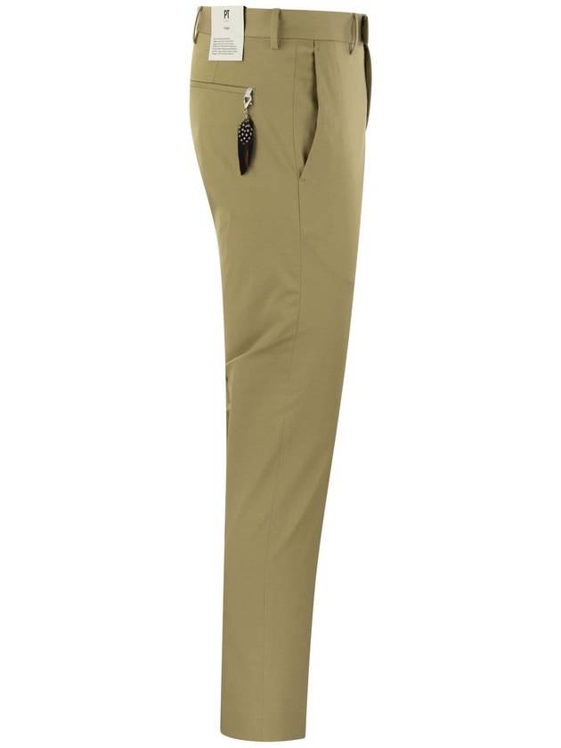 Cotton straight pants beige - PT TORINO - BALAAN 4